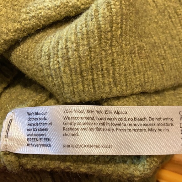 Eileen Fisher Rib Wool Sweater - Picture 5 of 5